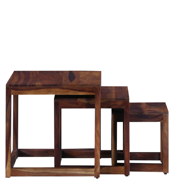 Wooden Side Table Set of 3 for a Coordinated and Functional