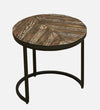 Industrial Nest of Side Tables | Dark Distressed Finish