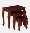 Classic Sheesham Wood Set of 3 Side Table