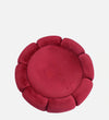 Modern Tulip Fabric Ottoman in Red Colour