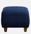 Modern Solid Wood Ottoman in Berry Blue Colour