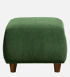 Modern Solid Wood Ottoman in Avocado Green Colour