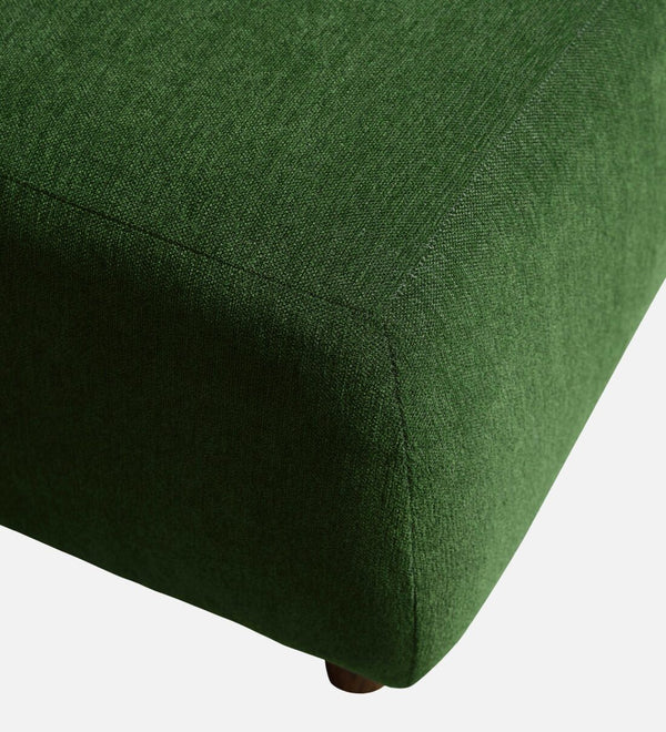Modern Solid Wood Ottoman in Avocado Green Colour