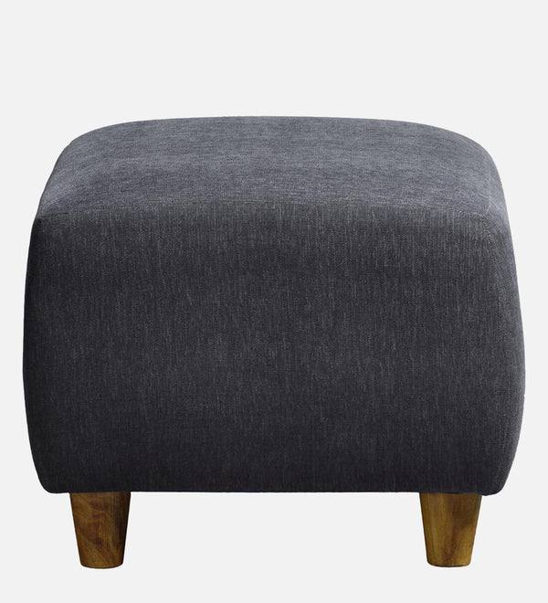 Modern Solid Wood Ottoman in Grey Colour