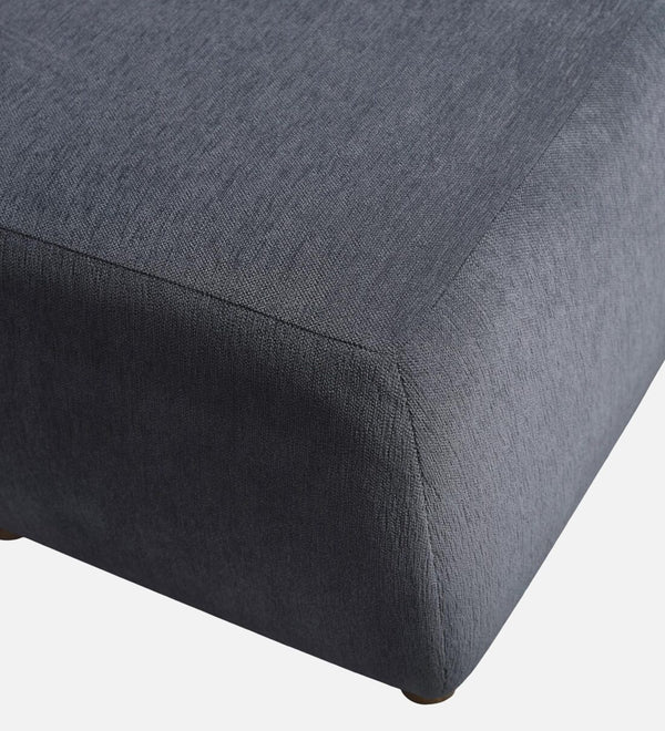 Modern Solid Wood Ottoman in Grey Colour