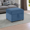 fabric ottoman