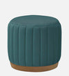 Modern Fabric Ottoman in Green Colour