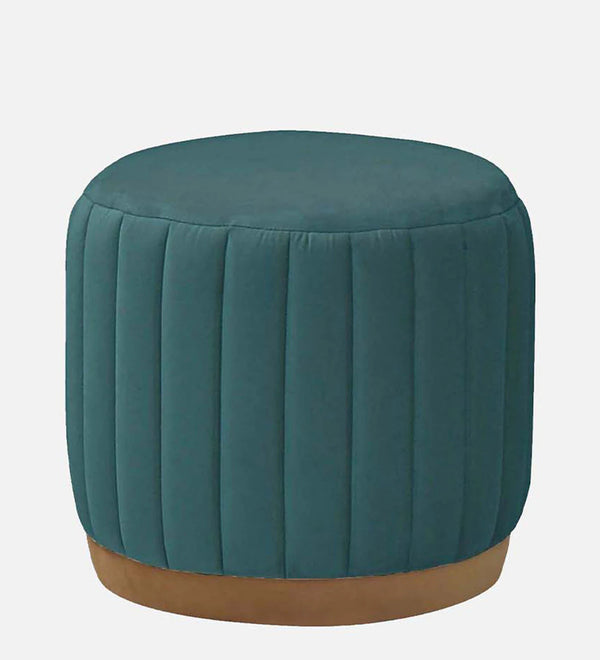 Modern Fabric Ottoman in Green Colour