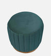 Modern Fabric Ottoman in Green Colour