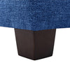 Modern Solid Wood Ottoman Royal Blue
