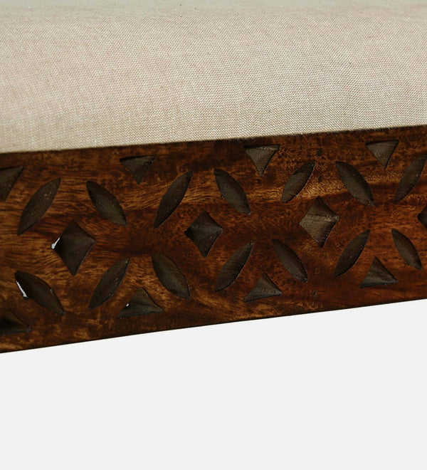 Sheesham Wood Bench - Beige Teak Finish