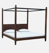 Rao Sheesham Wood Poster Bed In Provincial Teak Finish