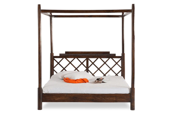 Traditional Sheesham Wood Poster Bed