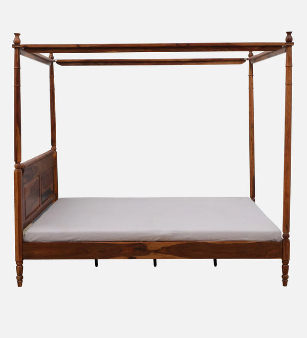 Rao Traditional Sheesham Wood Poster Bed