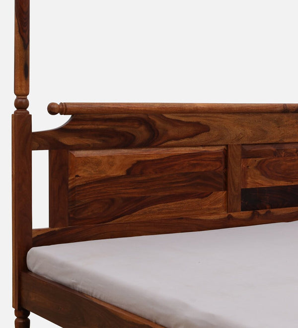 Rao Traditional Sheesham Wood Poster Bed