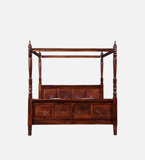 Royal Sheesham Wood Poster Bed