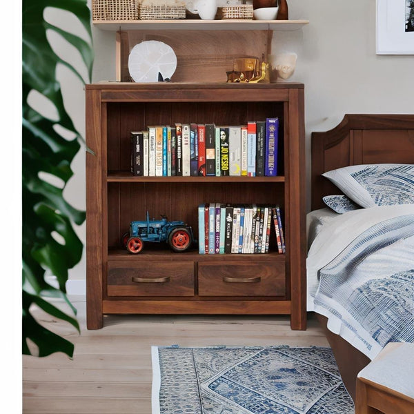 Modern Marwar Classsy Sheesham Wood Walnut Bookcase