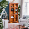 Modern Aristocrat Contemporary Classsy Sheesham Wood Walnut Bookshelf