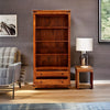 Modern Torpedo Classsy Sheesham Wood Brown Bookcase