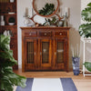 Modern Vinca Classy Solid Sheesham Wood Buffet Sideboard