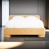 Antalya Modern Solid Oak Wood Bed - All Sizes