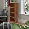Modern Mehran Contemporary Classy Sheesham Wood Walnut Mini Bookshelf