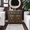 Modern Solid Mango Wood Cabinet With Brass Work