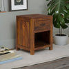 Modern Elite Transitional Classy Solid Sheesham Wood Bedside Table