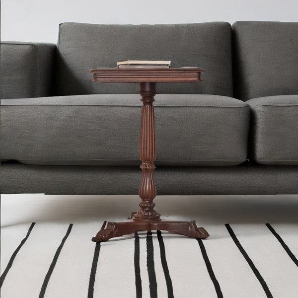 Modern Rajasthani Classy Viola Premium Solid Sheesham Wood Side Table