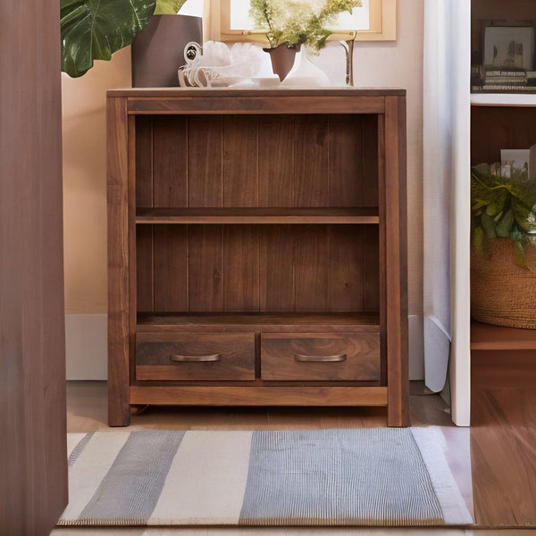 Modern Marwar Classsy Sheesham Wood Walnut Bookcase