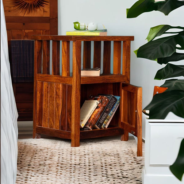 Classic Aristocrat Solid Wood Bedside Table