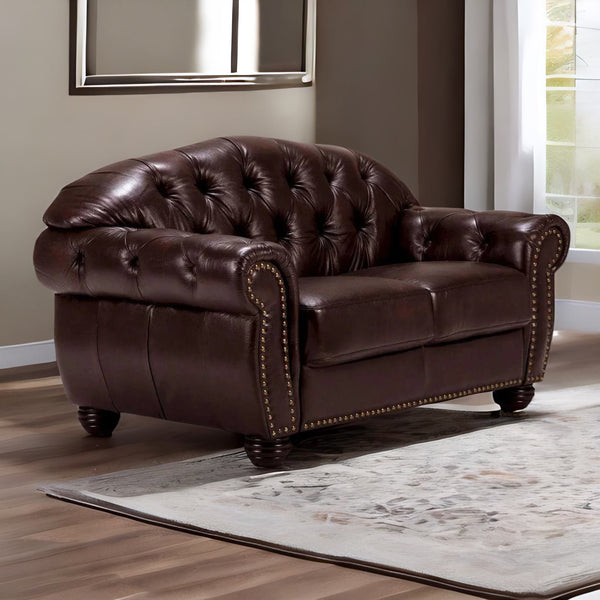 2 seater leather sofa