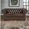 leather sofa, 2 seater sofa
