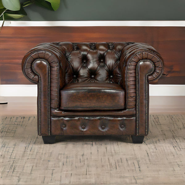 leather 1 seater sofa, one seater sofa