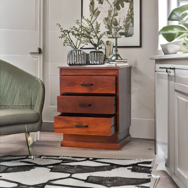 Classic Darbar Stylish Ember Solid Sheesham Wood Chest of Drawer