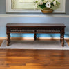 ClassicSheesham Wood Bench In Brown Finish