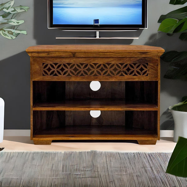 Classic Sheesham Wood T.V. Unit