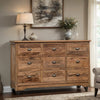 Petra Wooden Chest Of 9 Drawer And Dresser