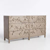 Passero Hand Carved Chest Of 6 Drawer And Dresser
