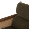 Classic Rattan Solid WoodArm Chair - Green Finish