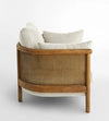 Sydney Rattan Armchair Linen Flax
