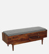 ClassicSheesham Wood Bench In Provincial Teak Finish