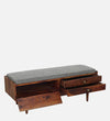 ClassicSheesham Wood Bench In Provincial Teak Finish
