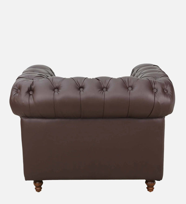 Chesterfield Leatherette One Seater Couch
