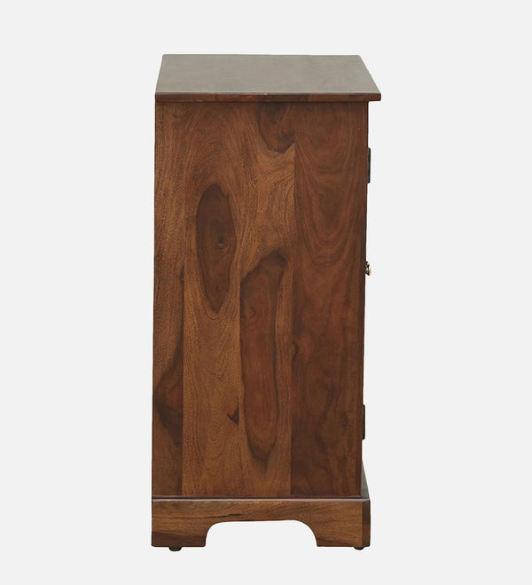 Wooden Shoe Cabinet In Provincial Teak Finish