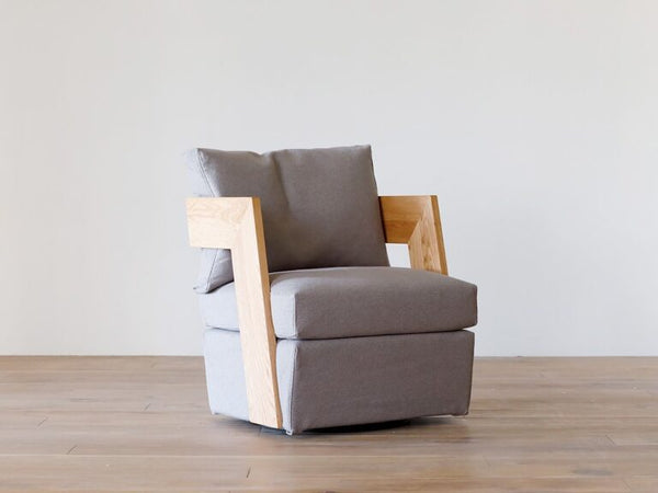 Modern and Classic Teak Wood Accent Chair