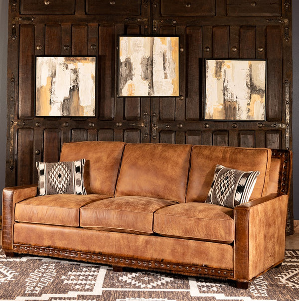 3 Seater Leather Sofa Bedroom & Living Room