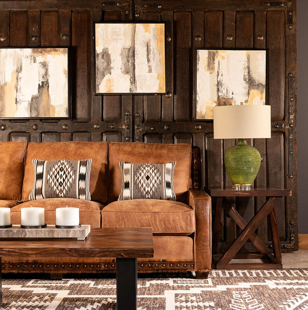 3 Seater Leather Sofa Bedroom & Living Room