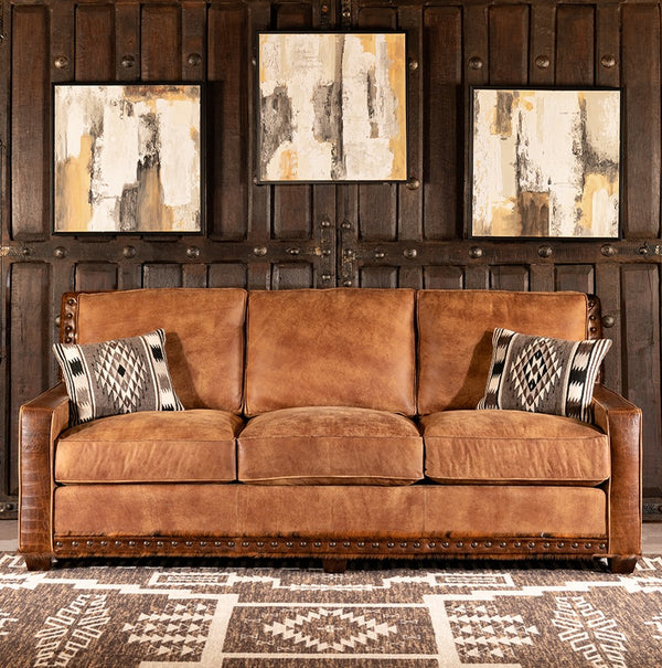 3 Seater Leather Sofa Bedroom & Living Room