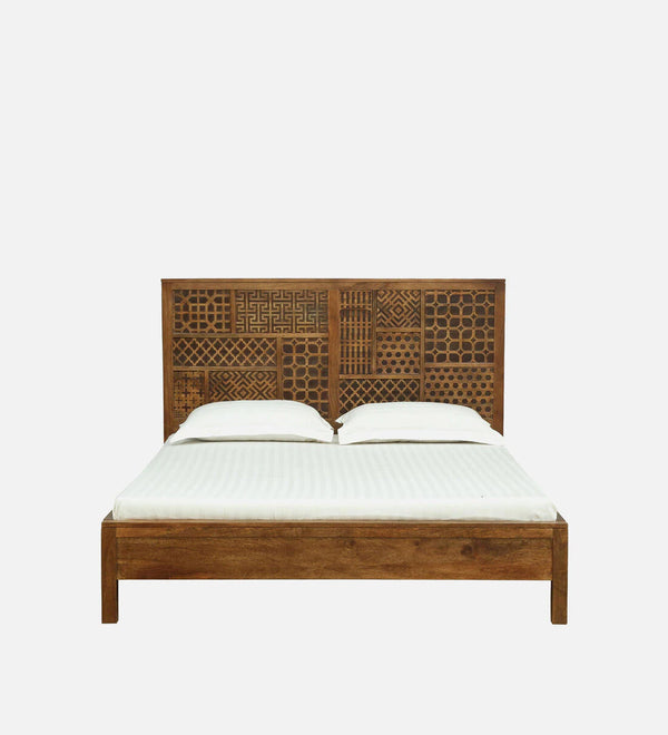 Cairo Hand Carved Solid Wood Bed - All Sizes